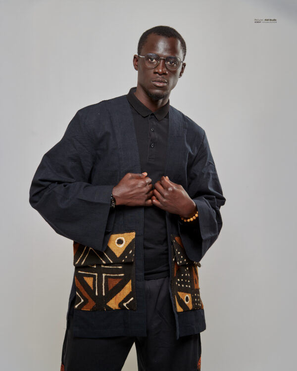 Ensemble Kimono - Veste Kimono & Pantalon à Poches Cargo